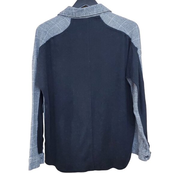 Gilded Intent Long Sleeve Button Collared 2 Tone Women's LG - Picture 2 of 7